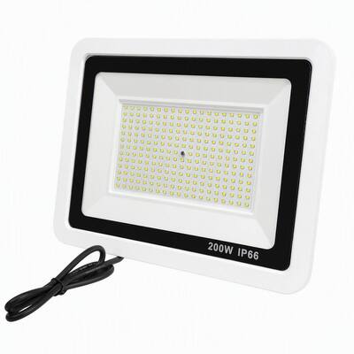 200W LED 투광등 (흰색 케이스)